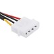 11cm Large 4 Pin IDE Male to Female Chassis Cooling Fan Speed Reduction Cable Fan Speed Down Line