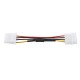 11cm Large 4 Pin IDE Male to Female Chassis Cooling Fan Speed Reduction Cable Fan Speed Down Line