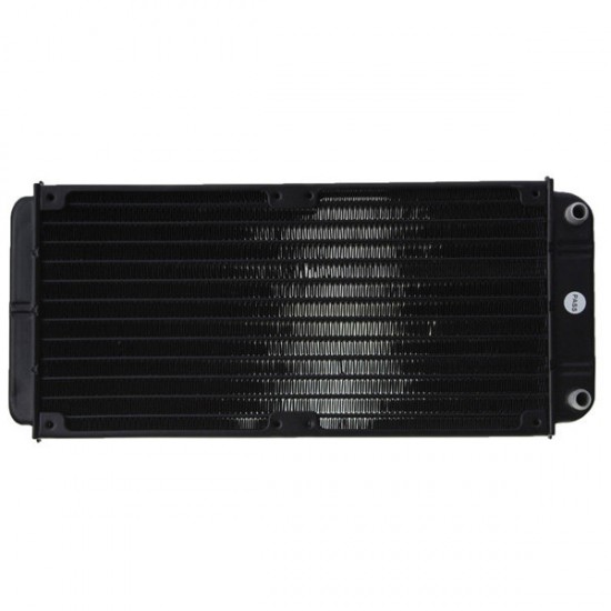 12 Tube 270x118x30mm Computer Radiator Water Cooling Cooler For CPU Heat Sink Aluminum