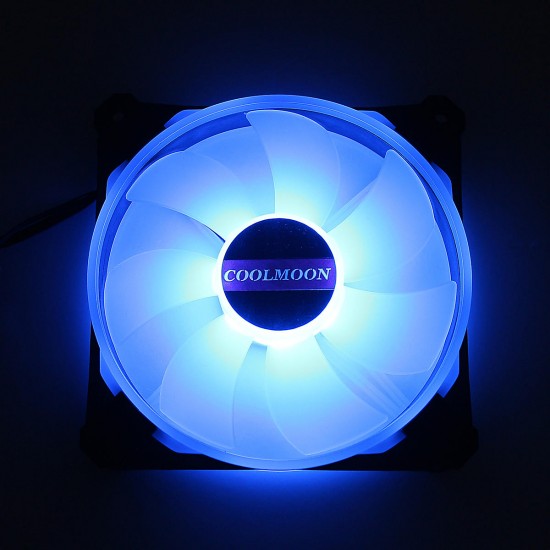 120mm 12V 1400 RPM Multi-Colored RGB PC Cooling Fan Cooler Heatsink