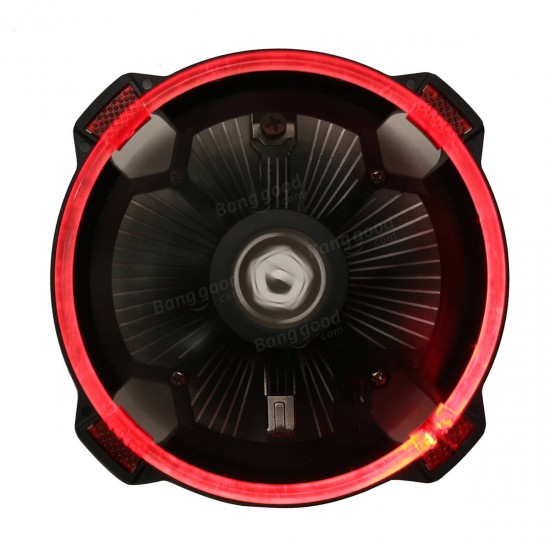 120mm 1600RPM DC 12V LED Effect CPU Cooling Fan For Intel AMD 3 Pin Hydraulic Bearing Fan