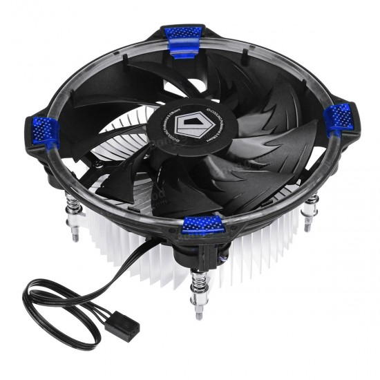120mm 1600RPM DC 12V LED Effect CPU Cooling Fan For Intel AMD 3 Pin Hydraulic Bearing Fan