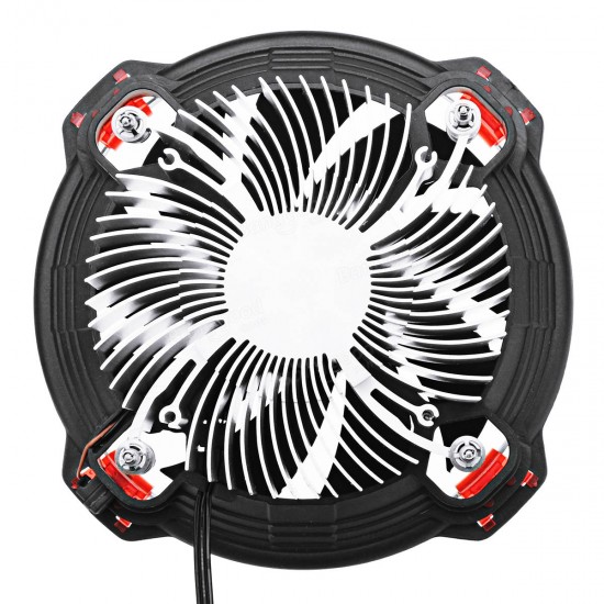 120mm 1600RPM DC 12V LED Effect CPU Cooling Fan For Intel AMD 3 Pin Hydraulic Bearing Fan