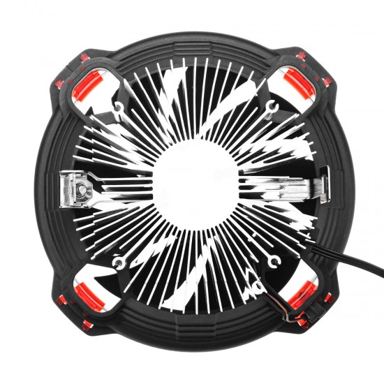 120mm 1600RPM DC 12V LED Effect CPU Cooling Fan For Intel AMD 3 Pin Hydraulic Bearing Fan 120mm 1600RPM DC 12V LED Effect CPU Cooling Fan For Intel AMD 3 Pin Hydraulic Bearing Fan