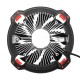 120mm 1600RPM DC 12V LED Effect CPU Cooling Fan For Intel AMD 3 Pin Hydraulic Bearing Fan