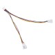 20cm 4 Pin 1-to-2 Female to Male PWM CPU Cooling Fan Adapter Cable Extension Cable