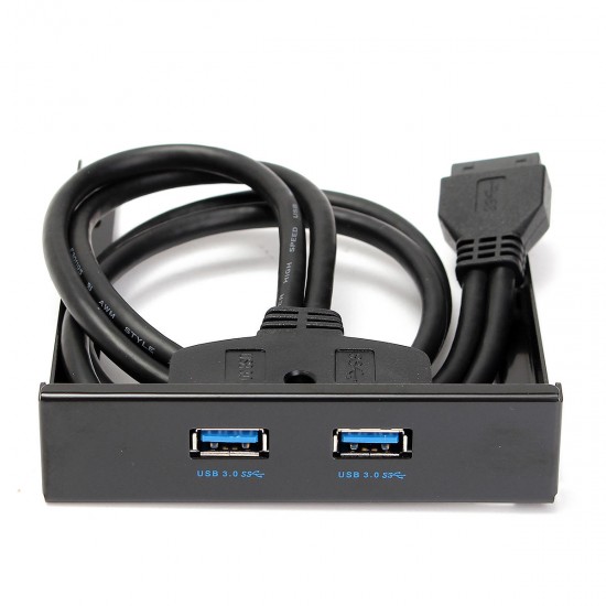 3.5" PC Computer Case Front Panel 2-Port USB 3.0 Floppy Drive Bay with Holder for 2.5 "HDD SSD 3.5" PC Computer Case Front Panel 2-Port USB 3.0 Floppy Drive Bay with Holder for 2.5 "HDD SSD