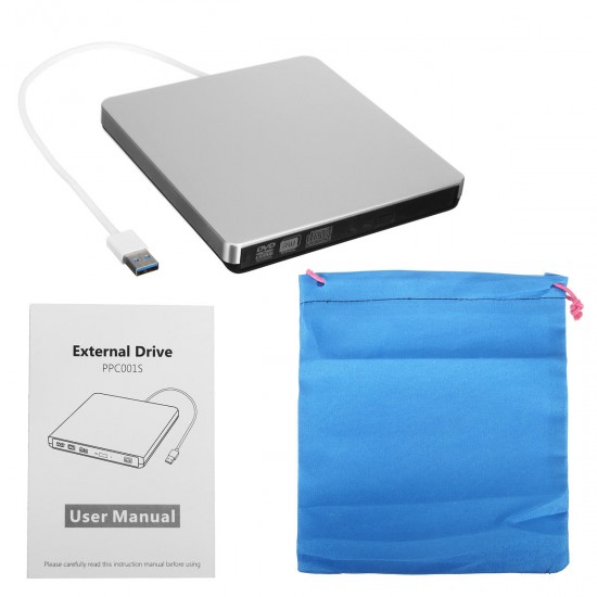 External USB 3.0 DVD CD-RW Drive Writer Burner DVD Player Optical Drives For Laptop Desktop PC