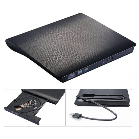 Pop-up External DVD RW CD Writer Drive USB 3.0 Optical Drives Slim Burner Reader Player