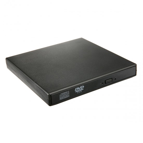 USB 2.0 External CD Burner CD/DVD Player Optical Drive for PC Laptop Windows