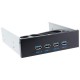 Ult Unite High Speed 4 USB3.0 Ports Hub Optical Drive Bay Front Panel for Desktop PC Case Ult Unite High Speed 4 USB3.0 Ports Hub Optical Drive Bay Front Panel for Desktop PC Case