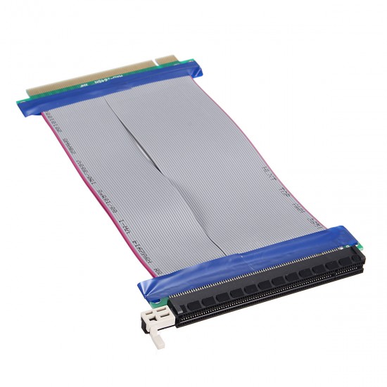 19cm PCI-E 16X Male to Female Graphics Card Extension Cable Flex Ribbon Riser Card 19cm PCI-E 16X Male to Female Graphics Card Extension Cable Flex Ribbon Riser Card