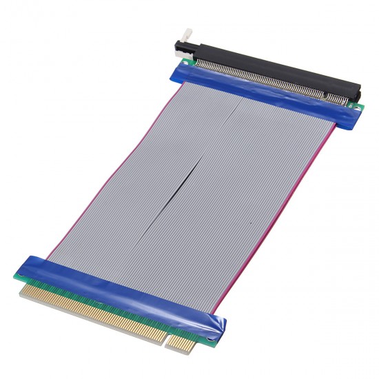 19cm PCI-E 16X Male to Female Graphics Card Extension Cable Flex Ribbon Riser Card 19cm PCI-E 16X Male to Female Graphics Card Extension Cable Flex Ribbon Riser Card