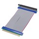 19cm PCI-E 16X Male to Female Graphics Card Extension Cable Flex Ribbon Riser Card 19cm PCI-E 16X Male to Female Graphics Card Extension Cable Flex Ribbon Riser Card