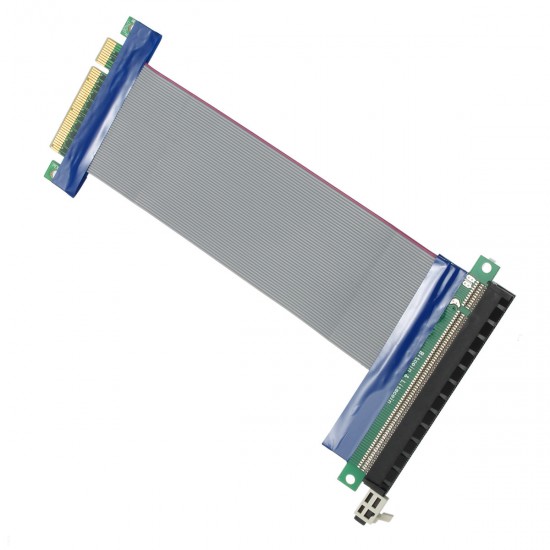 20cm PCI-E Express 8x to 16x Extension Cable Flex Ribbon