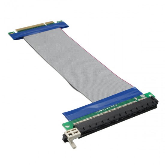 20cm PCI-E Express 8x to 16x Extension Cable Flex Ribbon 20cm PCI-E Express 8x to 16x Extension Cable Flex Ribbon