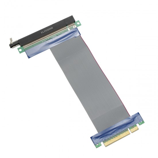 20cm PCI-E Express 8x to 16x Extension Cable Flex Ribbon