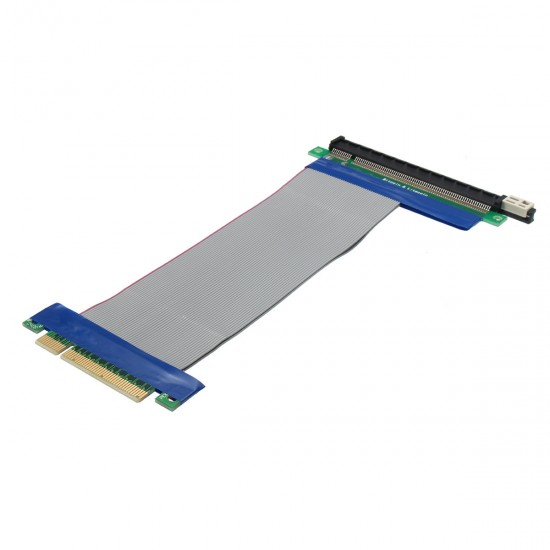 20cm PCI-E Express 8x to 16x Extension Cable Flex Ribbon 20cm PCI-E Express 8x to 16x Extension Cable Flex Ribbon