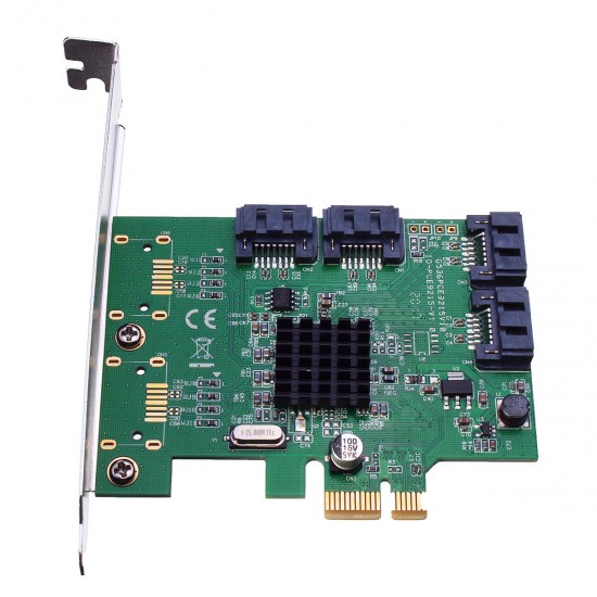 4 Port PCI-Express X1 SATA 3.0 6Gb/s Expansion Adapter Card Chipset For Marvell 4 Port PCI-Express X1 SATA 3.0 6Gb/s Expansion Adapter Card Chipset For Marvell