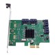 4 Port PCI-Express X1 SATA 3.0 6Gb/s Expansion Adapter Card Chipset For Marvell 4 Port PCI-Express X1 SATA 3.0 6Gb/s Expansion Adapter Card Chipset For Marvell