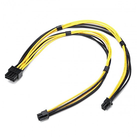 Dual Mini 6 Pin To 8 Pin Male PCI-E Power Cable For Mac Pro Video Card Dual Mini 6 Pin To 8 Pin Male PCI-E Power Cable For Mac Pro Video Card