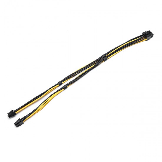 Dual Mini 6 Pin To 8 Pin Male PCI-E Power Cable For Mac Pro Video Card Dual Mini 6 Pin To 8 Pin Male PCI-E Power Cable For Mac Pro Video Card
