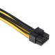 Dual Mini 6 Pin To 8 Pin Male PCI-E Power Cable For Mac Pro Video Card