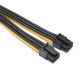Dual Mini 6 Pin To 8 Pin Male PCI-E Power Cable For Mac Pro Video Card Dual Mini 6 Pin To 8 Pin Male PCI-E Power Cable For Mac Pro Video Card