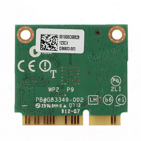 Intel Dual Band Wireless-AC 7260HMW Wifi Bluetooth 4.0 Half Mini PCI-E