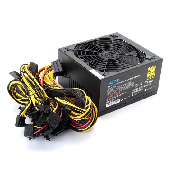 1600W Power Supply For Ethereum Miner Silent Version Support 12 Graphics Card 1600W Power Supply For Ethereum Miner Silent Version Support 12 Graphics Card