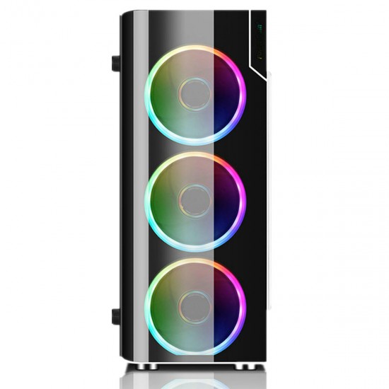 40*38*18cm USB3.0 Transparent Gaming Computer Case Support 5 Fans Chassis for ATX/M-ATX/Mini-ITX