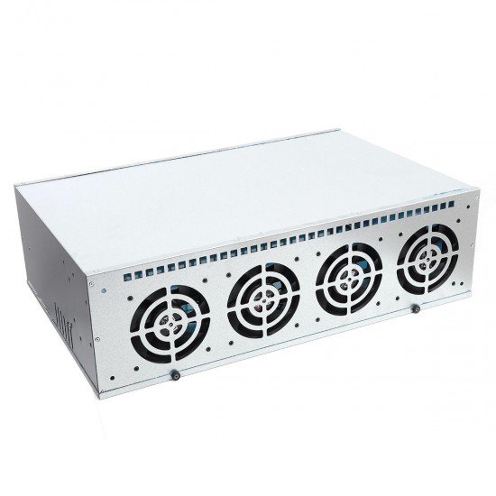 8 GPU Mining Steel Case Frame with 4 Fan For ONDA B250 BTC D8P-D3 Motherboard 8 GPU Mining Steel Case Frame with 4 Fan For ONDA B250 BTC D8P-D3 Motherboard