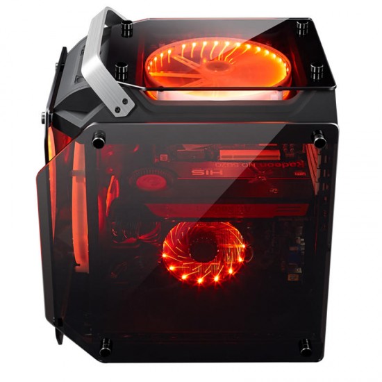 Coolman Gorilla Tempered Glass ATX Computer Case Water Cool Air Cool PC Case with 200mm Cooling Fan Coolman Gorilla Tempered Glass ATX Computer Case Water Cool Air Cool PC Case with 200mm Cooling Fan