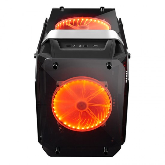 Coolman Gorilla Tempered Glass ATX Computer Case Water Cool Air Cool PC Case with 200mm Cooling Fan Coolman Gorilla Tempered Glass ATX Computer Case Water Cool Air Cool PC Case with 200mm Cooling Fan