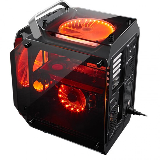 Coolman Gorilla Tempered Glass ATX Computer Case Water Cool Air Cool PC Case with 200mm Cooling Fan Coolman Gorilla Tempered Glass ATX Computer Case Water Cool Air Cool PC Case with 200mm Cooling Fan
