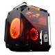 Coolman Gorilla Tempered Glass ATX Computer Case Water Cool Air Cool PC Case with 200mm Cooling Fan