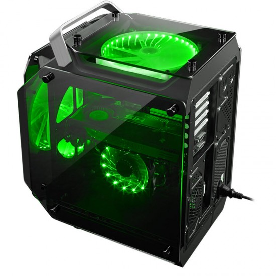 Coolman Gorilla Tempered Glass ATX Computer Case Water Cool Air Cool PC Case with 200mm Cooling Fan Coolman Gorilla Tempered Glass ATX Computer Case Water Cool Air Cool PC Case with 200mm Cooling Fan