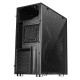 PC Computer ATX PC Case Midi Tower With 3 RGB 120mm Cooling Fans Remote control