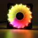 PC Computer ATX PC Case Midi Tower With 3 RGB 120mm Cooling Fans Remote control PC Computer ATX PC Case Midi Tower With 3 RGB 120mm Cooling Fans Remote control