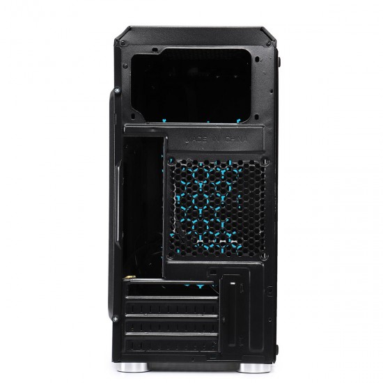 Transparent Acrylic Side Panel Micro ATX Computer PC Gaming Case for Micro-ATX Mini-ITX Motherboard