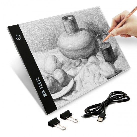 A4 LED Ultra-Thin Dimmable Brightness Light Board Tracing Copy Board Drawing Pad