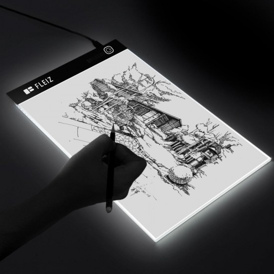 A4 LED Ultra-Thin Dimmable Brightness Light Board Tracing Copy Board Drawing Pad