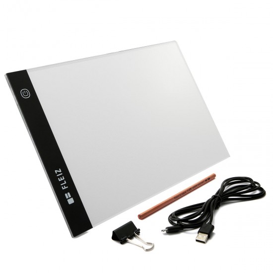 A4 LED Ultra-Thin Dimmable Brightness Light Board Tracing Copy Board Drawing Pad