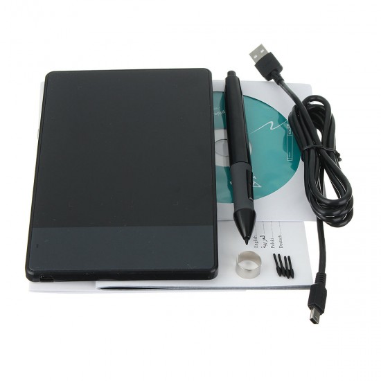 Huion 420 4" x 2.23" USB Art Design Graphics Tablet Drawing Pad with Digital Pen