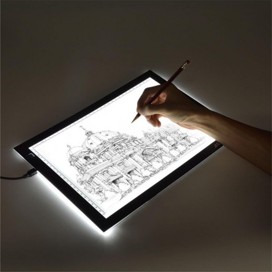 Ultra-thin USB A4 LED Light Copyboard Drawing Pad Tracing Light Box Tracing Copy Board