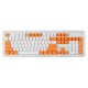 104 Key Light Translucent PBT Keycaps OEM Profile Keycap Set for Mechanical Keyboard