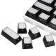 104 Key OEM Profile Side Printed Translucent Blank Top All Light-transmitting ABS Keycaps