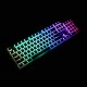 104 Key PBT OEM Profile Double-Skin Milk Pudding Keycap Translucent Key Caps for Mechanical Keyboard