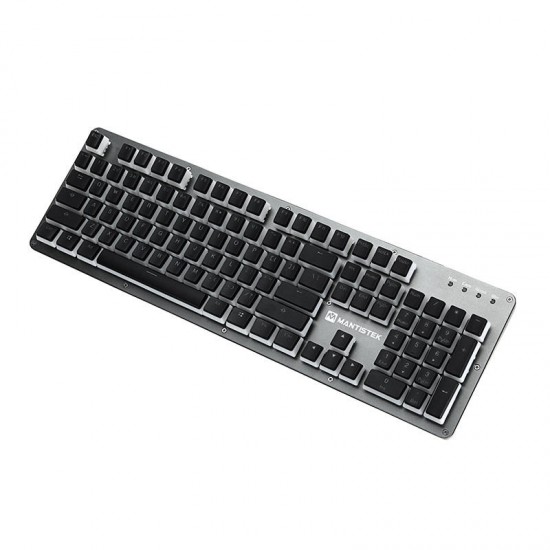 104 Key PBT OEM Profile Double-Skin Milk Pudding Keycap Translucent Key Caps for Mechanical Keyboard
