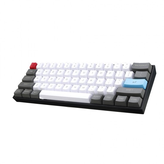 61 Key ANSI Layout OEM Profile PBT Thick Keycaps for 60% Mechanical Keyboard